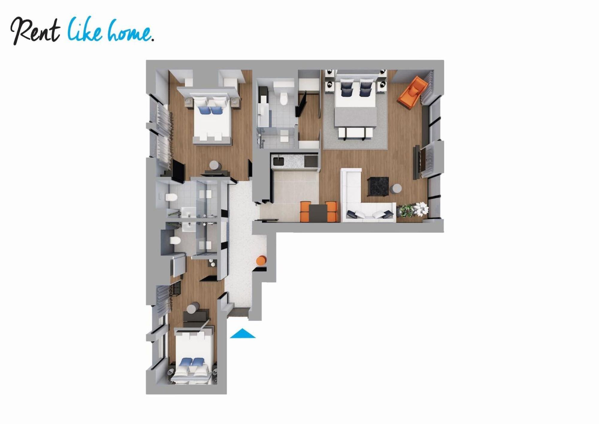 Rent like home - Deo Plaza Wyspa Spichrzów Gdańsk Exterior foto